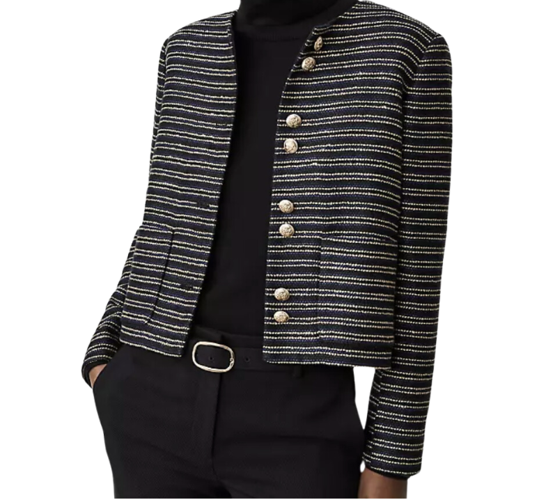 Tweed Double Button Jacket